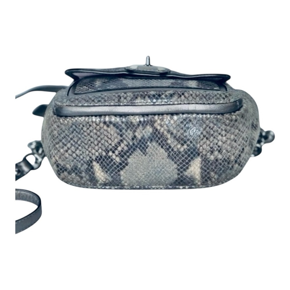 Coach Campbell Exotic Python Snakeskin Print Leather Crossbody Camera Bag $398 - Picture 8 of 12